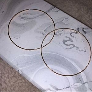 Thin Gold Hoops